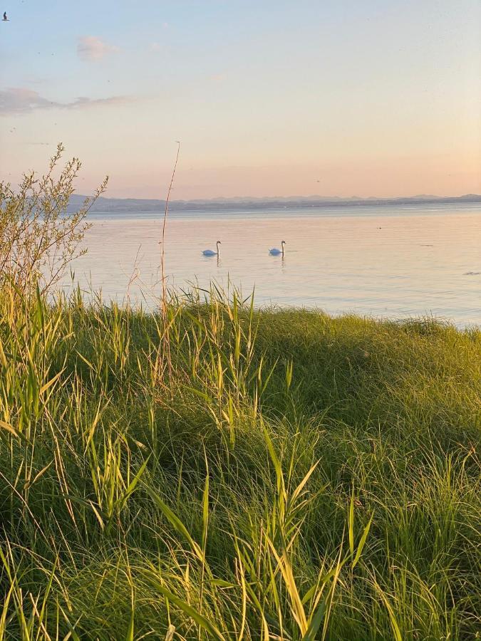 Wohlfuehl-Apartment Irisbluete Mit Privatstrand Friedrichshafen Luaran gambar